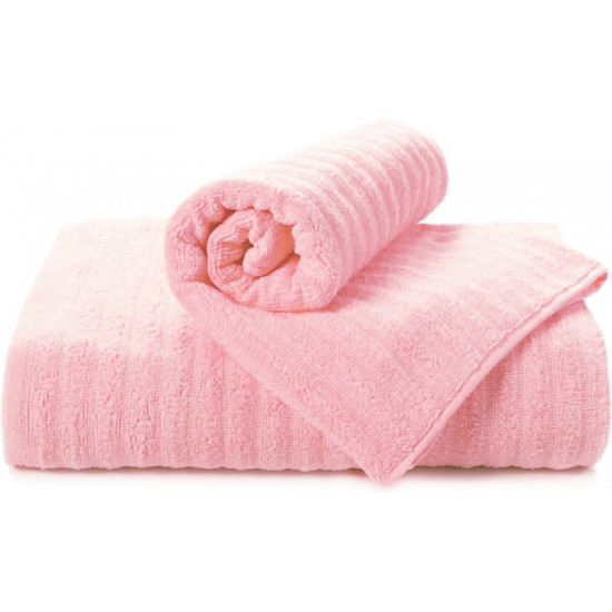 Полотенце махровое Volna розовое